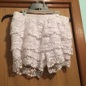 Lace shorts